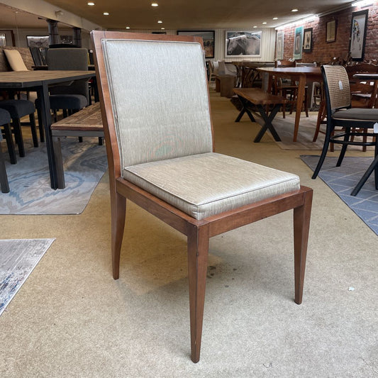 Swaim Green/Gray Upholstered Wood Frame Dining Chair C DINING CHAIRS