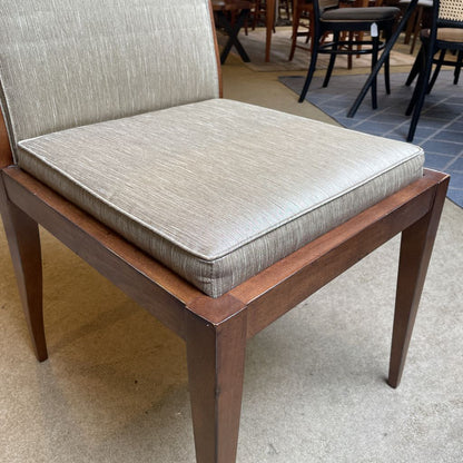 Swaim Green/Gray Upholstered Wood Frame Dining Chair C DINING CHAIRS