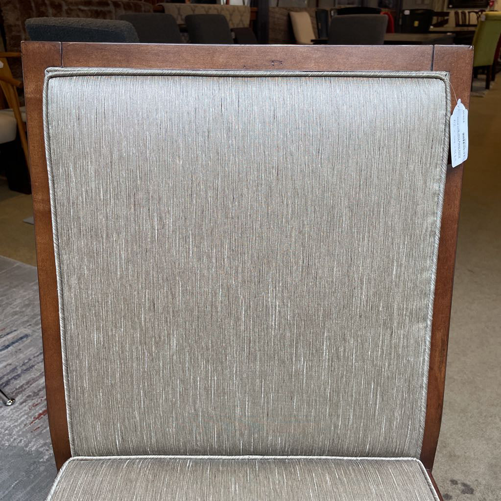 Swaim Green/Gray Upholstered Wood Frame Dining Chair C DINING CHAIRS