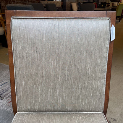 Swaim Green/Gray Upholstered Wood Frame Dining Chair C DINING CHAIRS