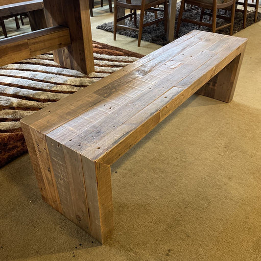 Rustic Wooden Dining Bench C DINING BENCHES