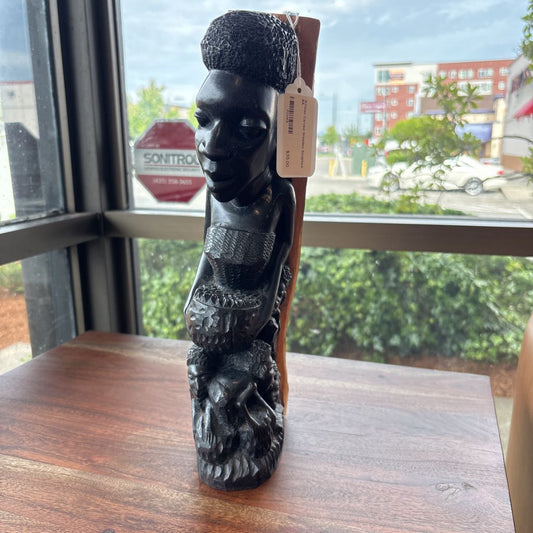 African Carved Wooden Sculpture