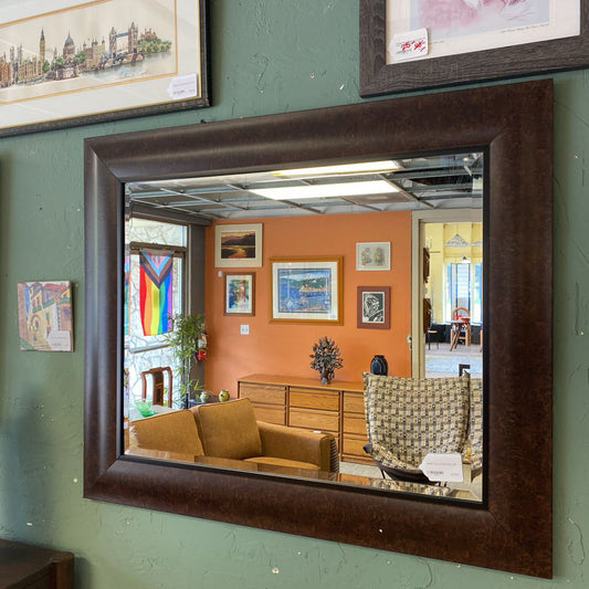 Brown Convex Frame Mirror C MIRRORS