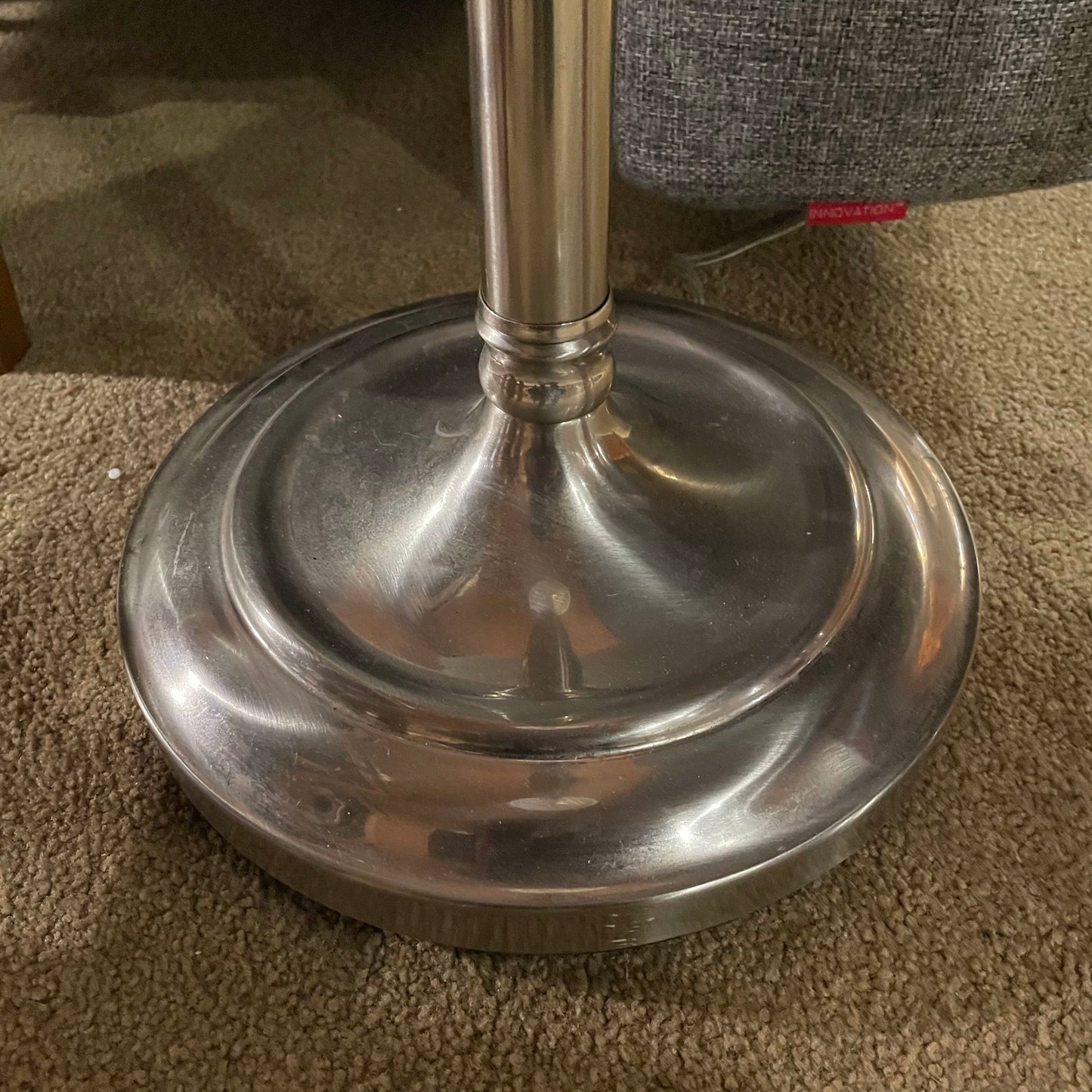 Scavo Glass Silver Floor Lamp