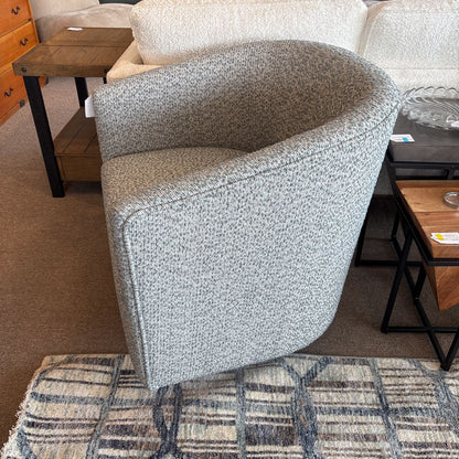 Blue Gray Swivel Chair