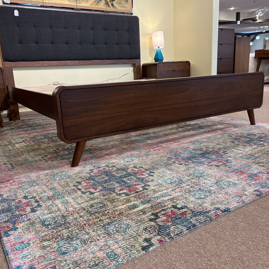 MC Walnut King Bed Frame