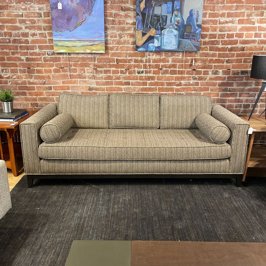 Brown Textured Bench Seat Sofa U SOFAS