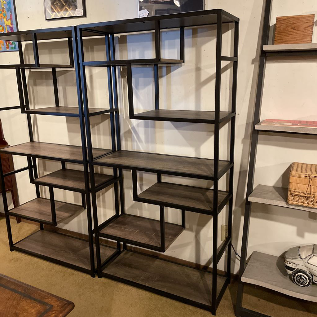 Modern Assymetrical Bookcase C BOOKSHELVES