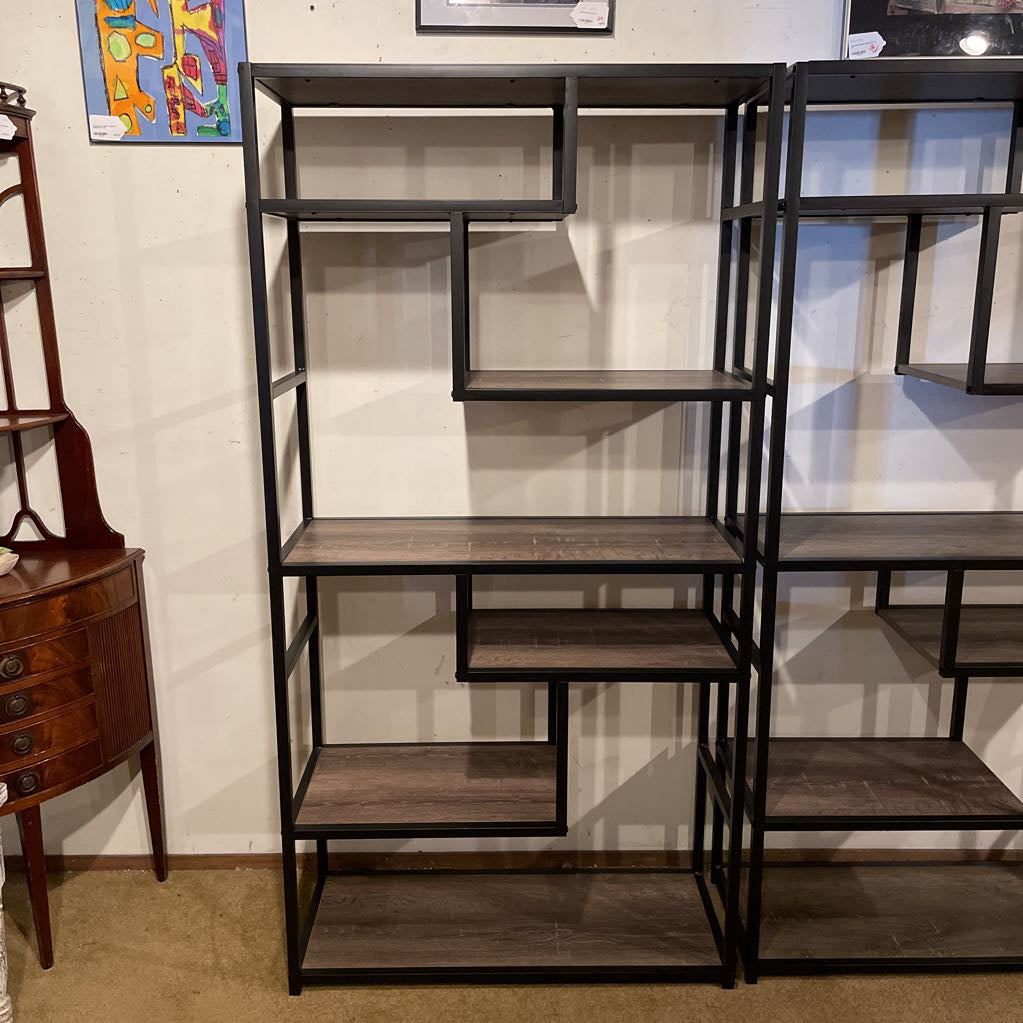 Modern Assymetrical Bookcase C BOOKSHELVES