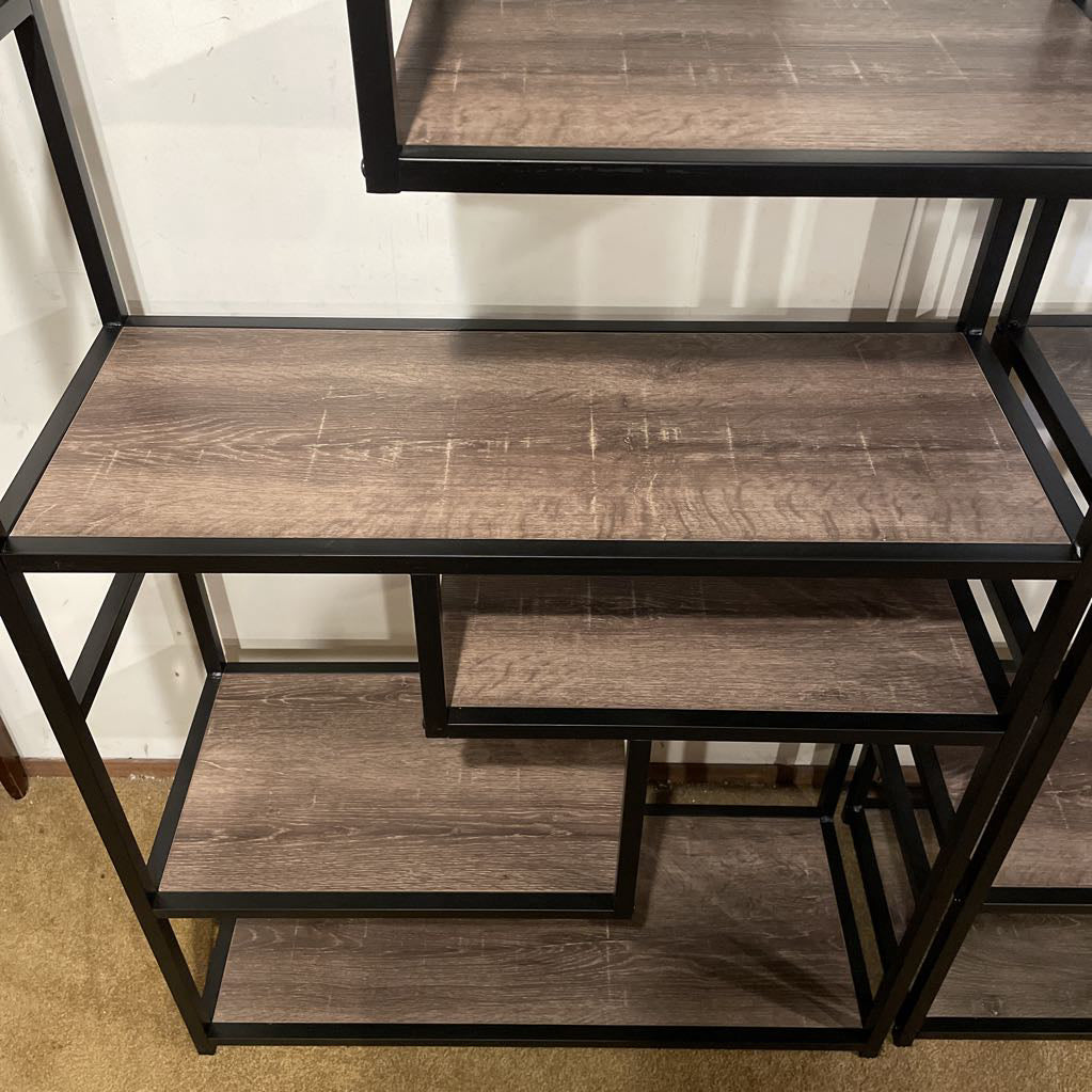 Modern Assymetrical Bookcase C BOOKSHELVES