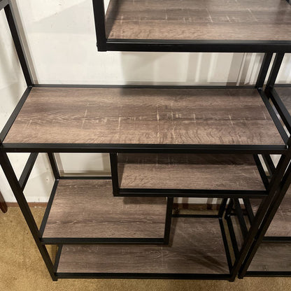 Modern Assymetrical Bookcase C BOOKSHELVES