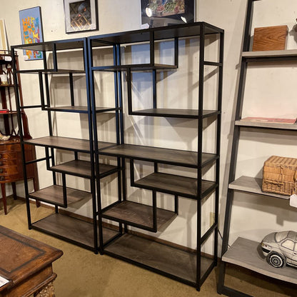 Modern Assymetrical Bookcase C BOOKSHELVES