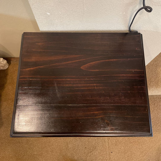 Dark Wood 3 Drawer Nightstand C NIGHTSTANDS