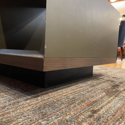 Industrial Plinth Coffee Table w Open Storage C COFFEE TABLES