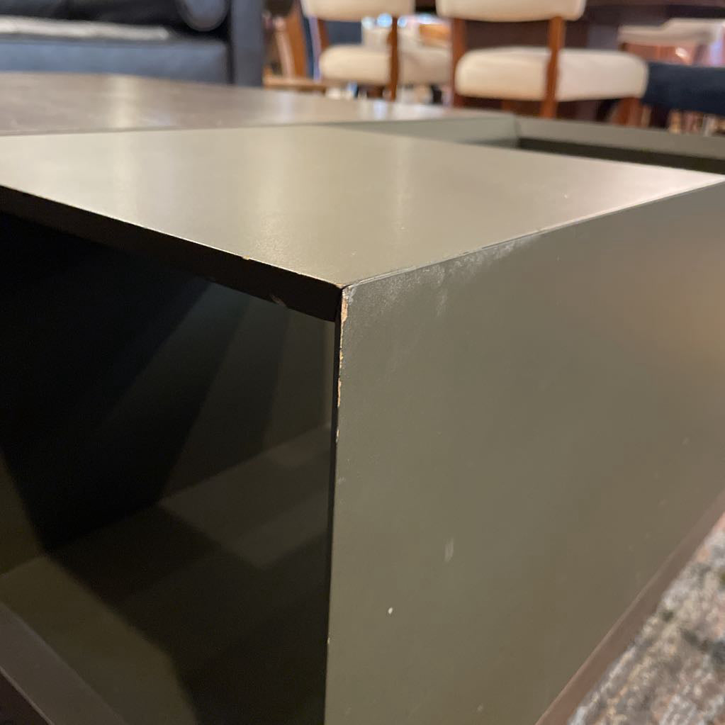Industrial Plinth Coffee Table w Open Storage C COFFEE TABLES