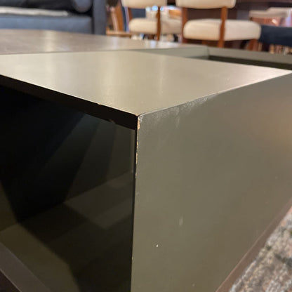Industrial Plinth Coffee Table w Open Storage C COFFEE TABLES