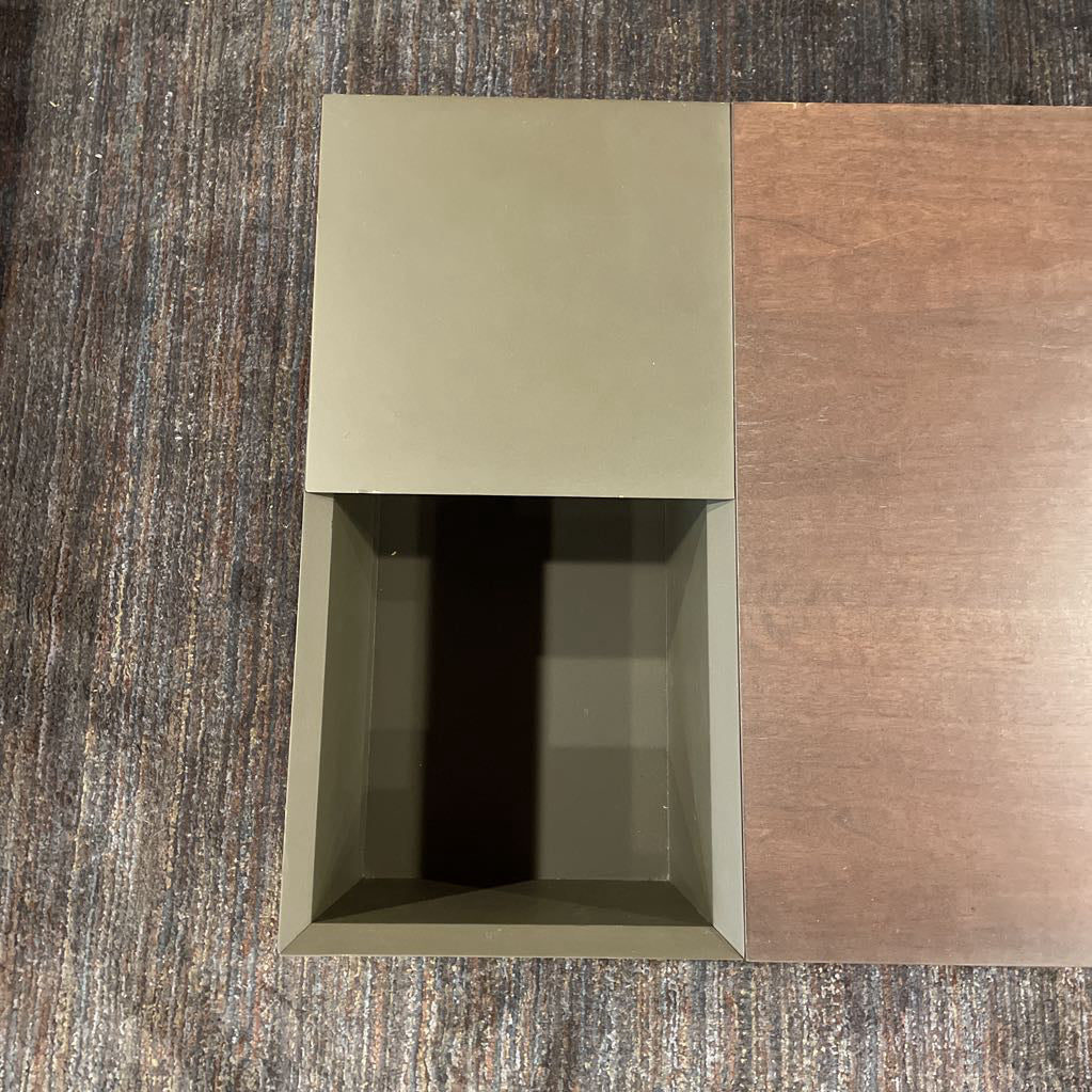 Industrial Plinth Coffee Table w Open Storage C COFFEE TABLES
