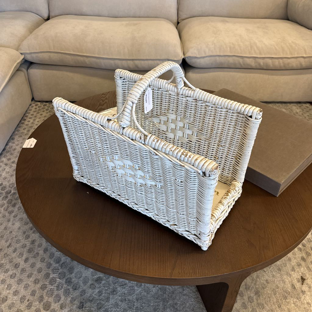 Wicker Magazine Rack SMALLS