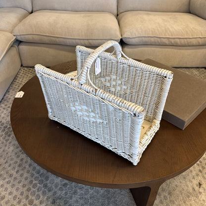 Wicker Magazine Rack SMALLS