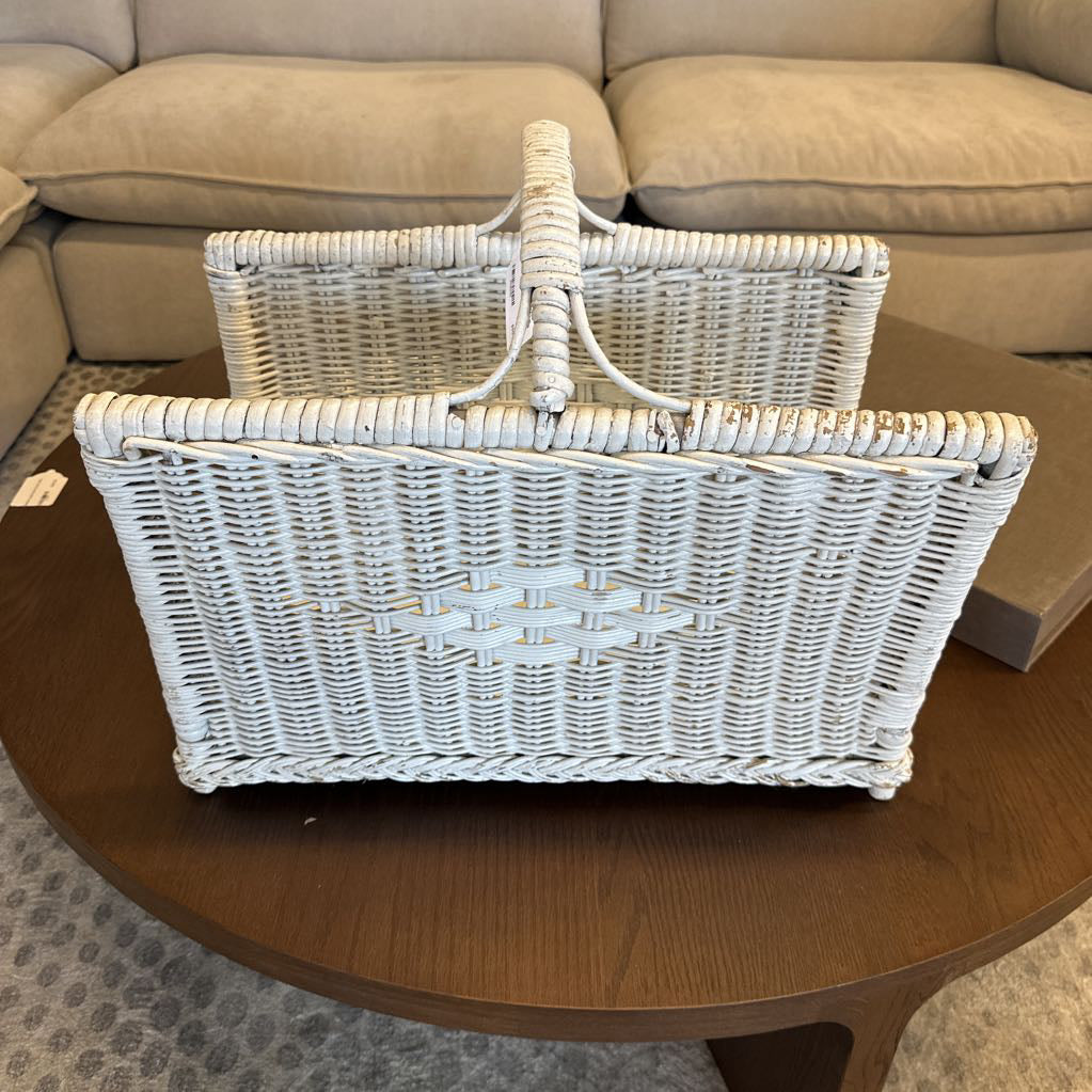 Wicker Magazine Rack SMALLS