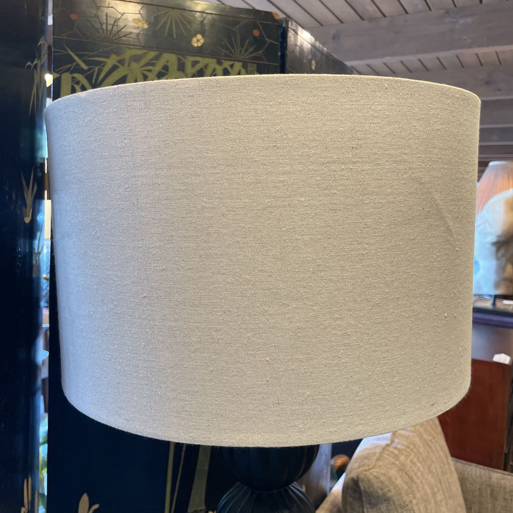Black Stack Ball Floor Lamp