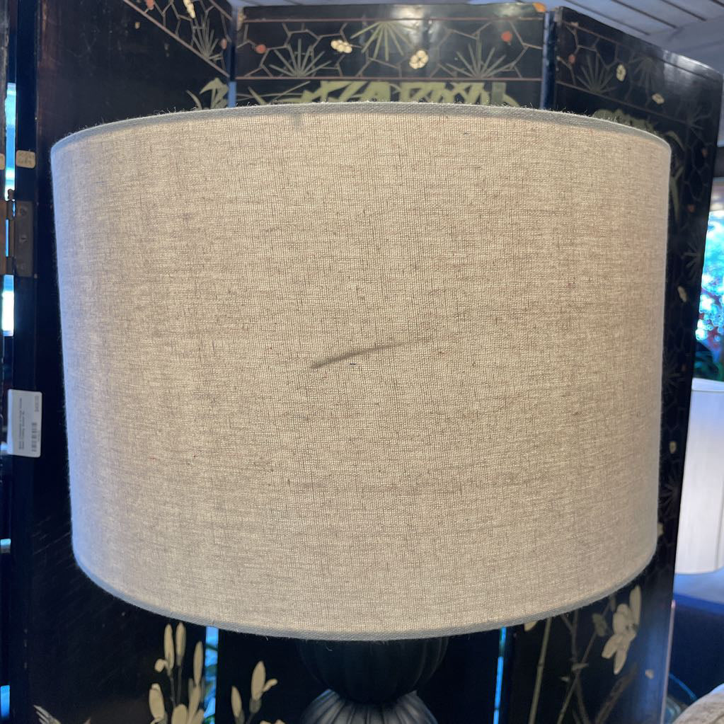 Black Stack Ball Floor Lamp