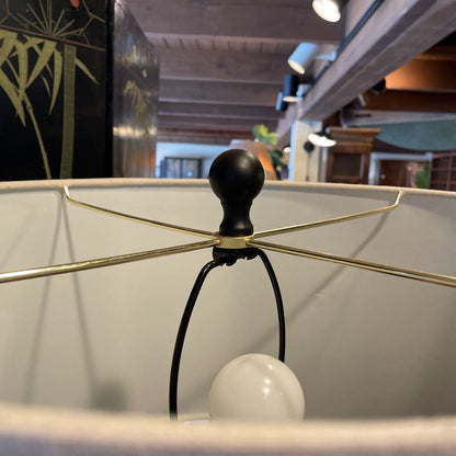 Black Stack Ball Floor Lamp