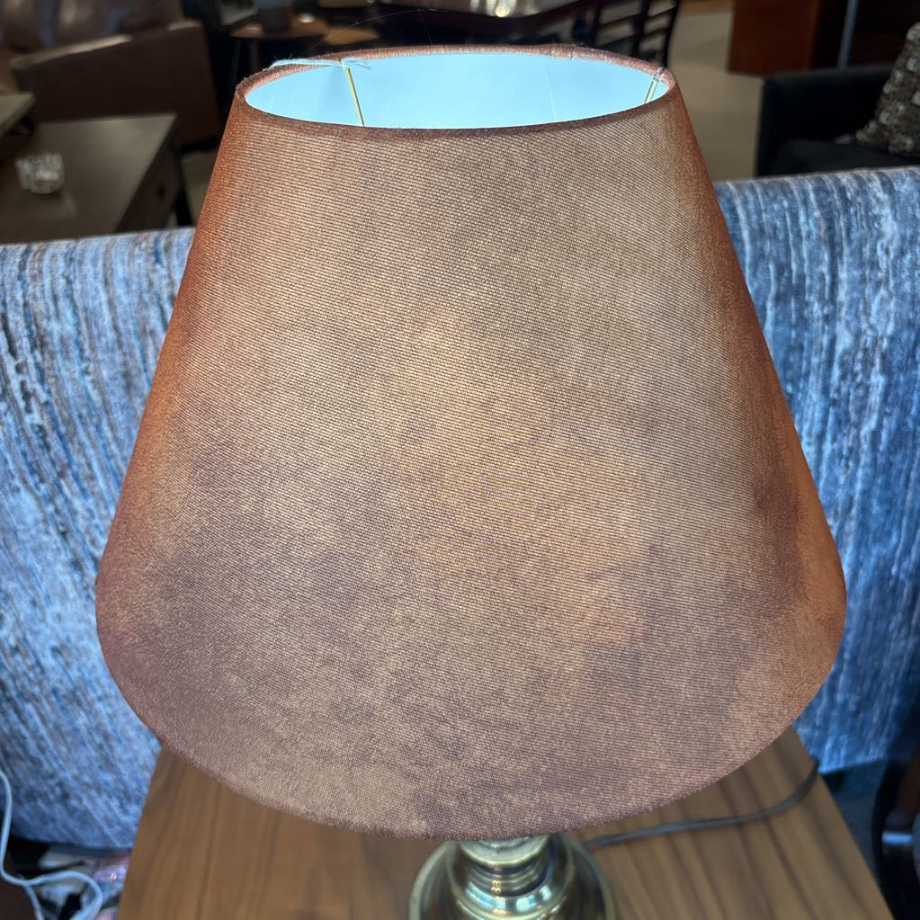 Antiqued Brass Lamp
