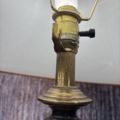 Antiqued Brass Lamp