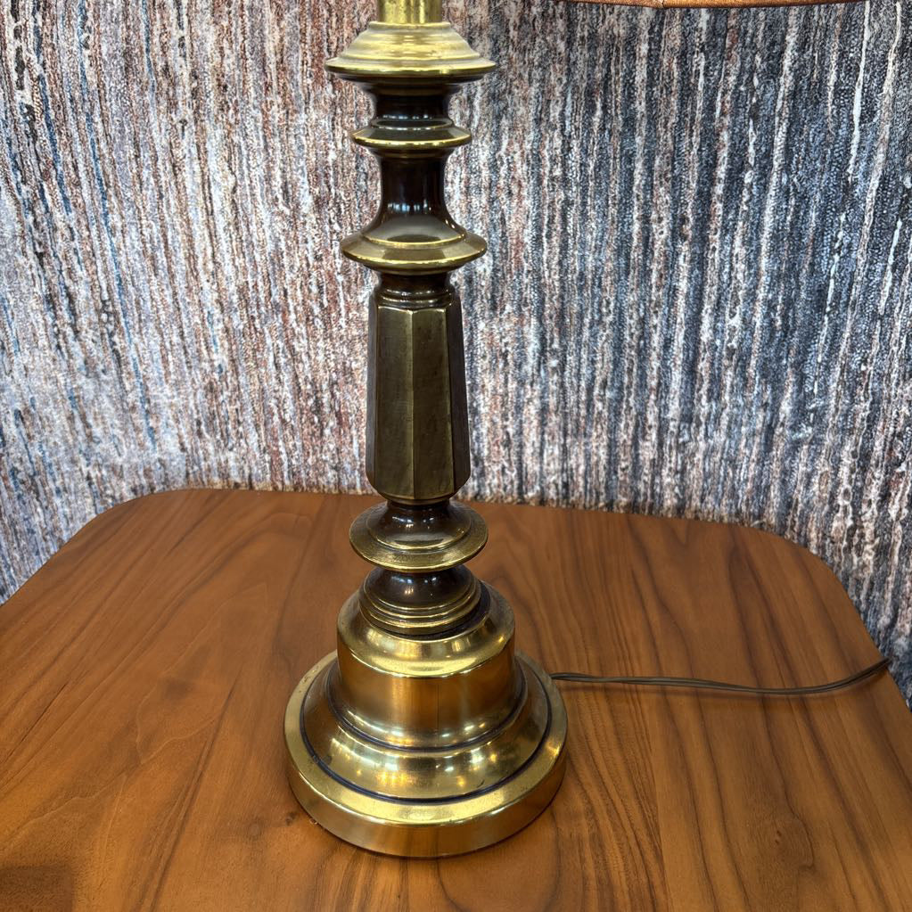 Antiqued Brass Lamp