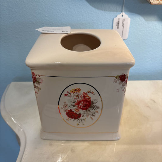 Floral Tissue Box Cover