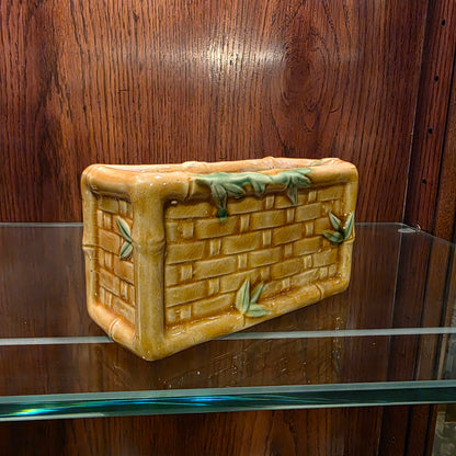 Rectangular Planter Brick with Bamboo Motif