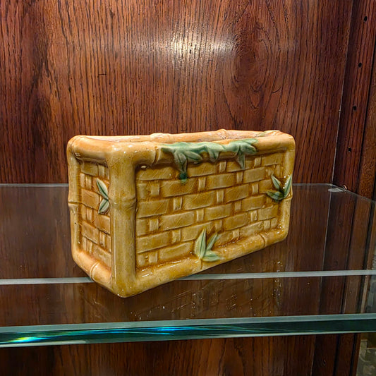 Rectangular Planter Brick with Bamboo Motif