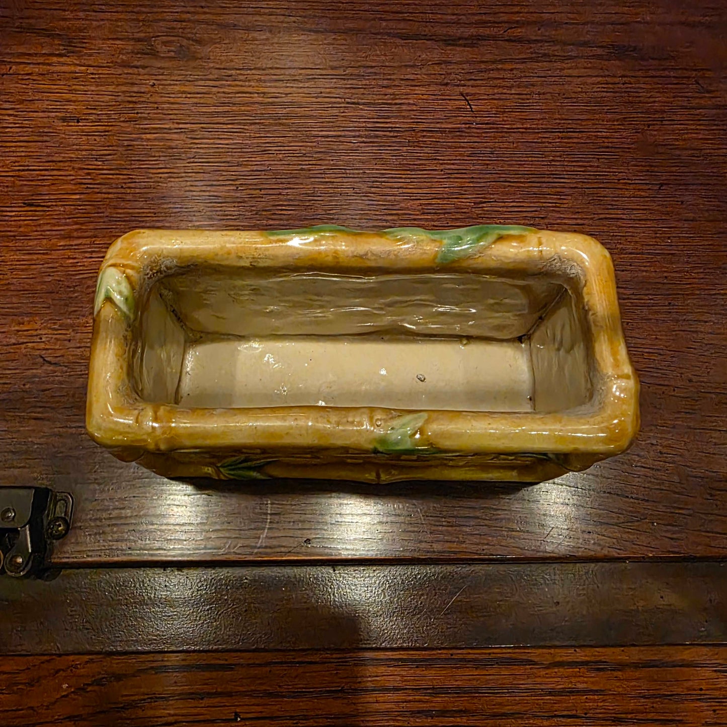 Rectangular Planter Brick with Bamboo Motif