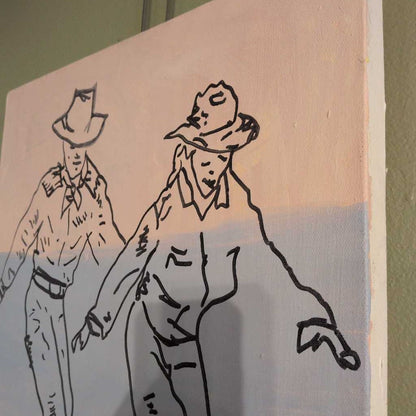 Line Dancing Original Art ART