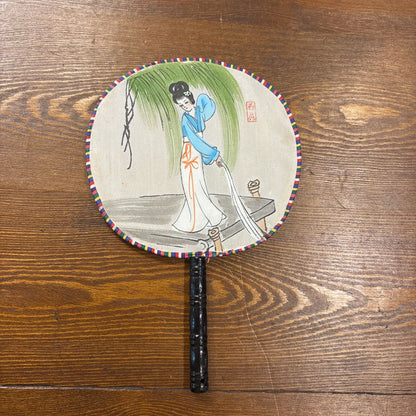 Painted Hand Fan