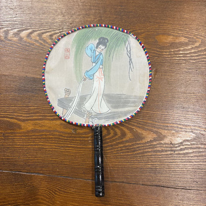 Painted Hand Fan