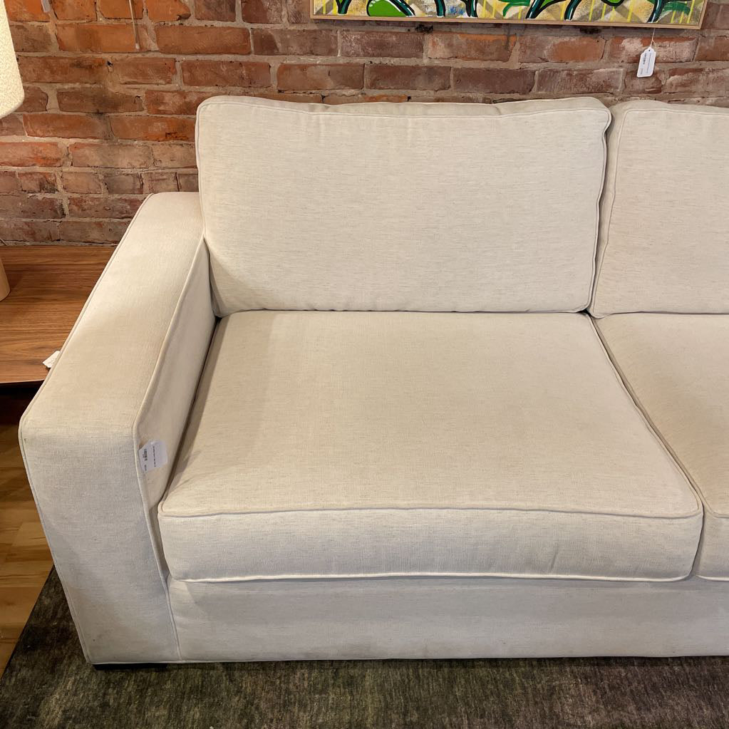 Off-White Fabric 2 Seat Sofa U SOFAS