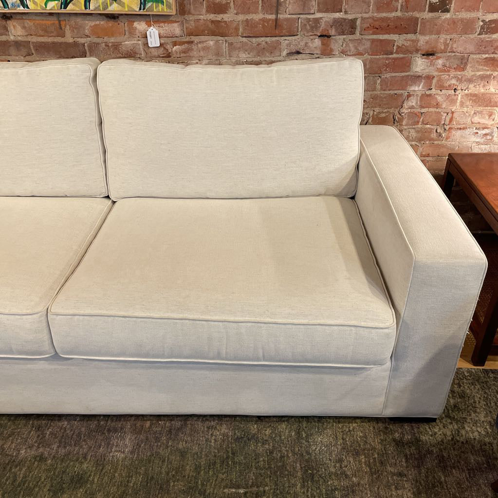 Off-White Fabric 2 Seat Sofa U SOFAS