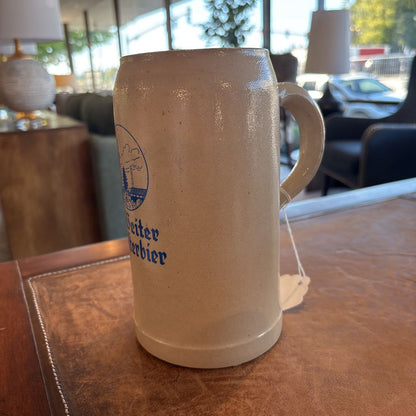 Tan Stoneware Stein