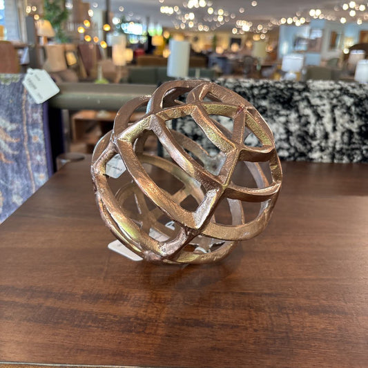 Copper Colored Decor Ball SMALLS