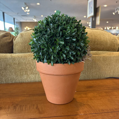 Faux Potted Boxwood Shrub SMALLS