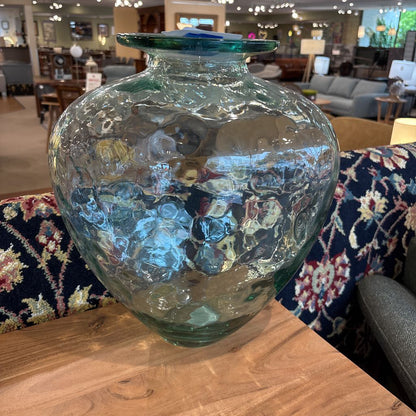 Large Green Glass Vase SMALLS