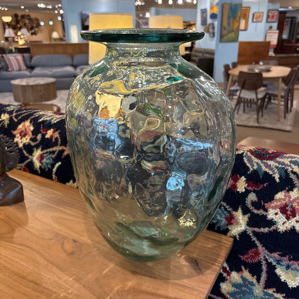 Large Green Glass Vase SMALLS