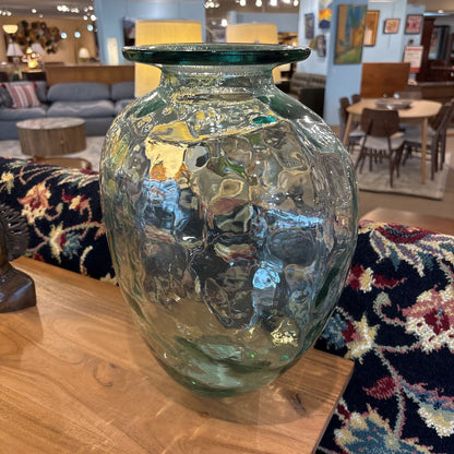 Large Green Glass Vase SMALLS