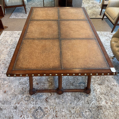 Henredon Large Leather Top Desk C DESKS