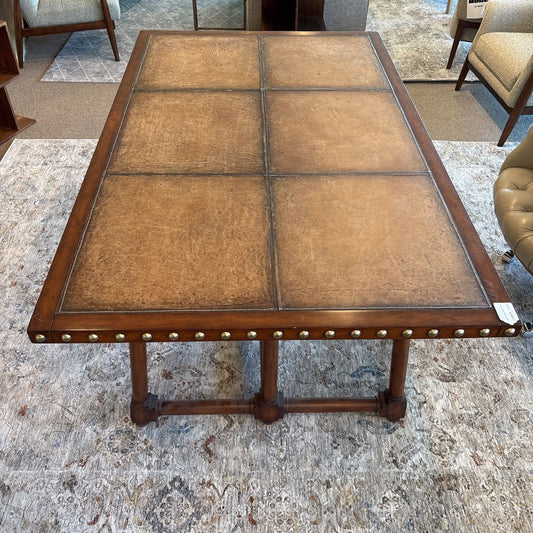 Henredon Large Leather Top Desk