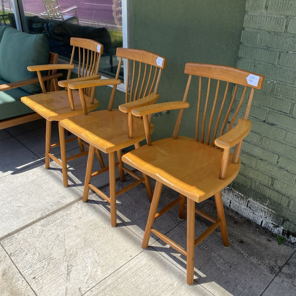 Birds Eye Maple Custom Swivel Counter Stool C STOOLS