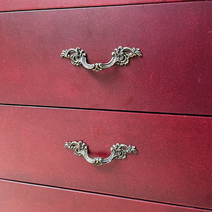 Cherry 5 Drawer Narrow Jewelry Cabinet