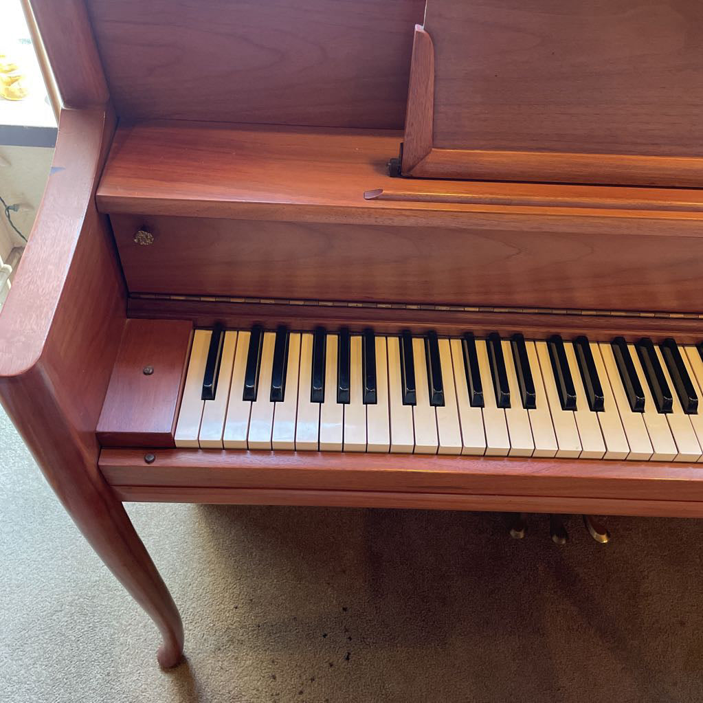 Hardman Peck & Co. Small Upright Piano & Bench